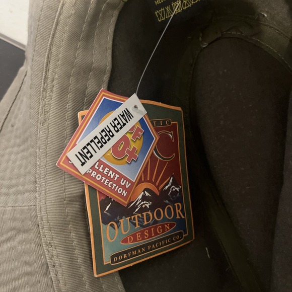 Dorfman Pacific DPC Outdoor Men's‎ Washed Twill UPF 50+ Safari Hat 863L Kaki - Picture 3 of 6